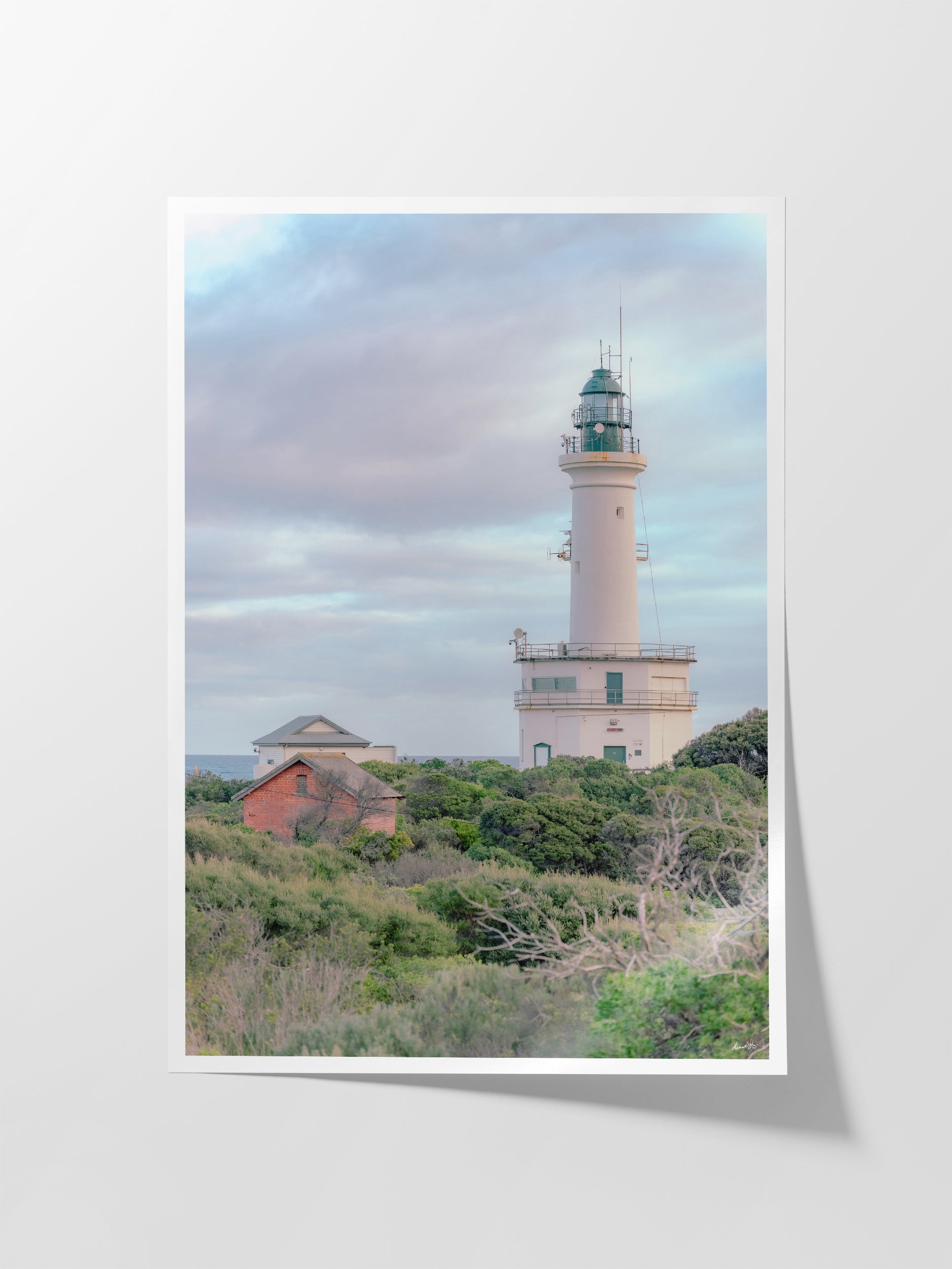 Point Lonsdale Lighthouse Above the Scrub