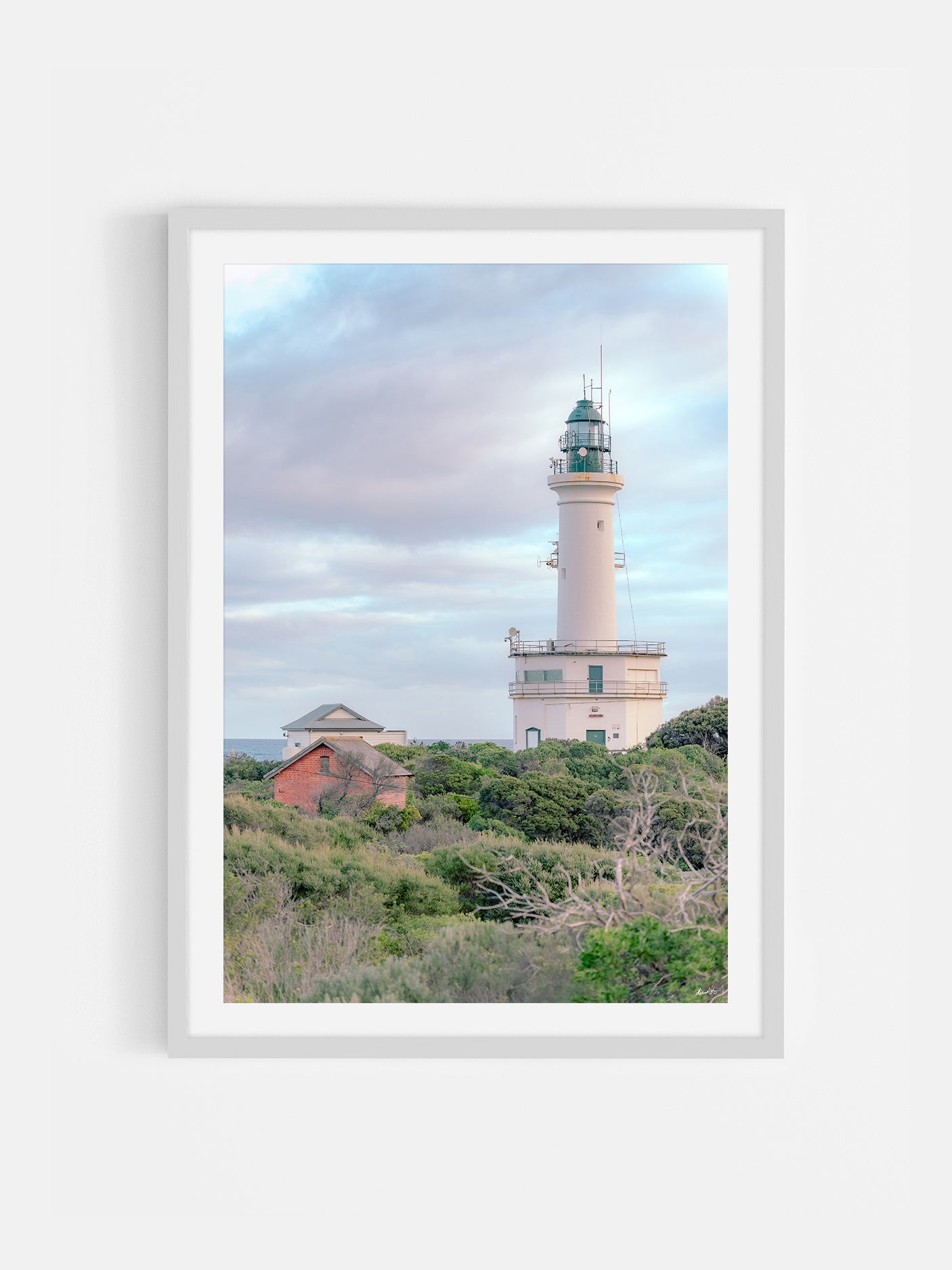 Point Lonsdale Lighthouse Above the Scrub