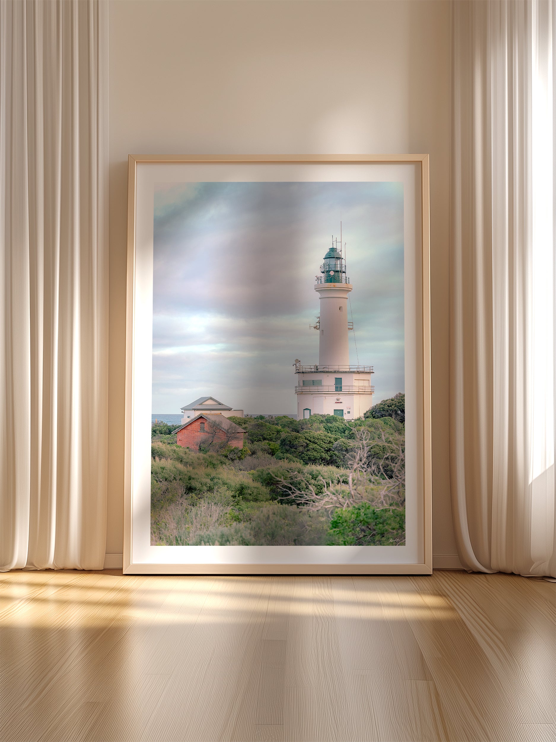 Point Lonsdale Lighthouse Above the Scrub