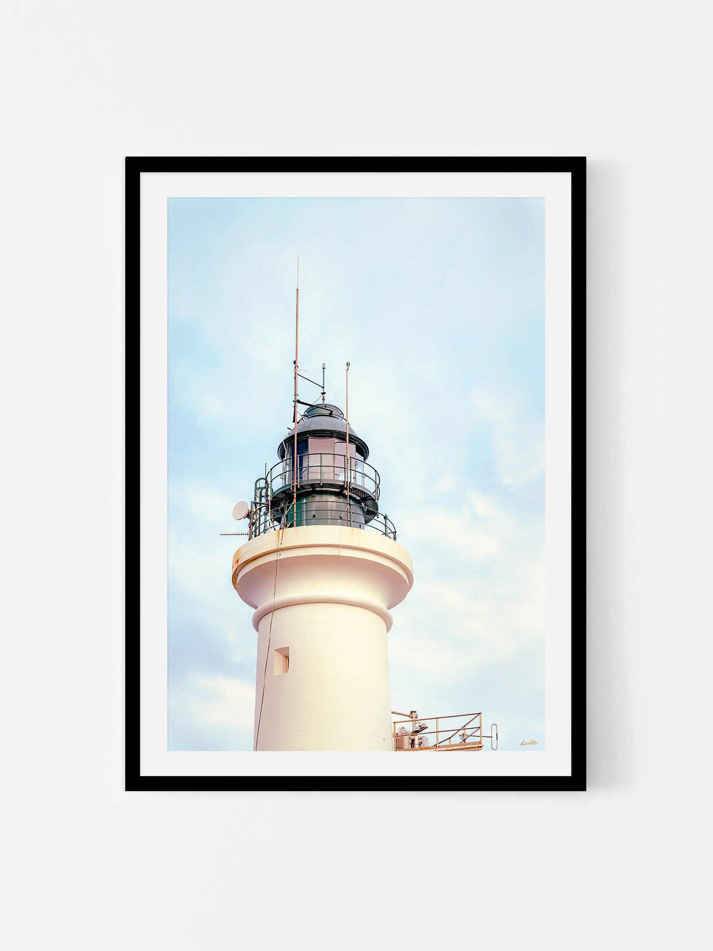 Point Lonsdale Lighthouse Beacon in Winter Sunset Light