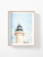 Point Lonsdale Lighthouse Beacon in Winter Sunset Light