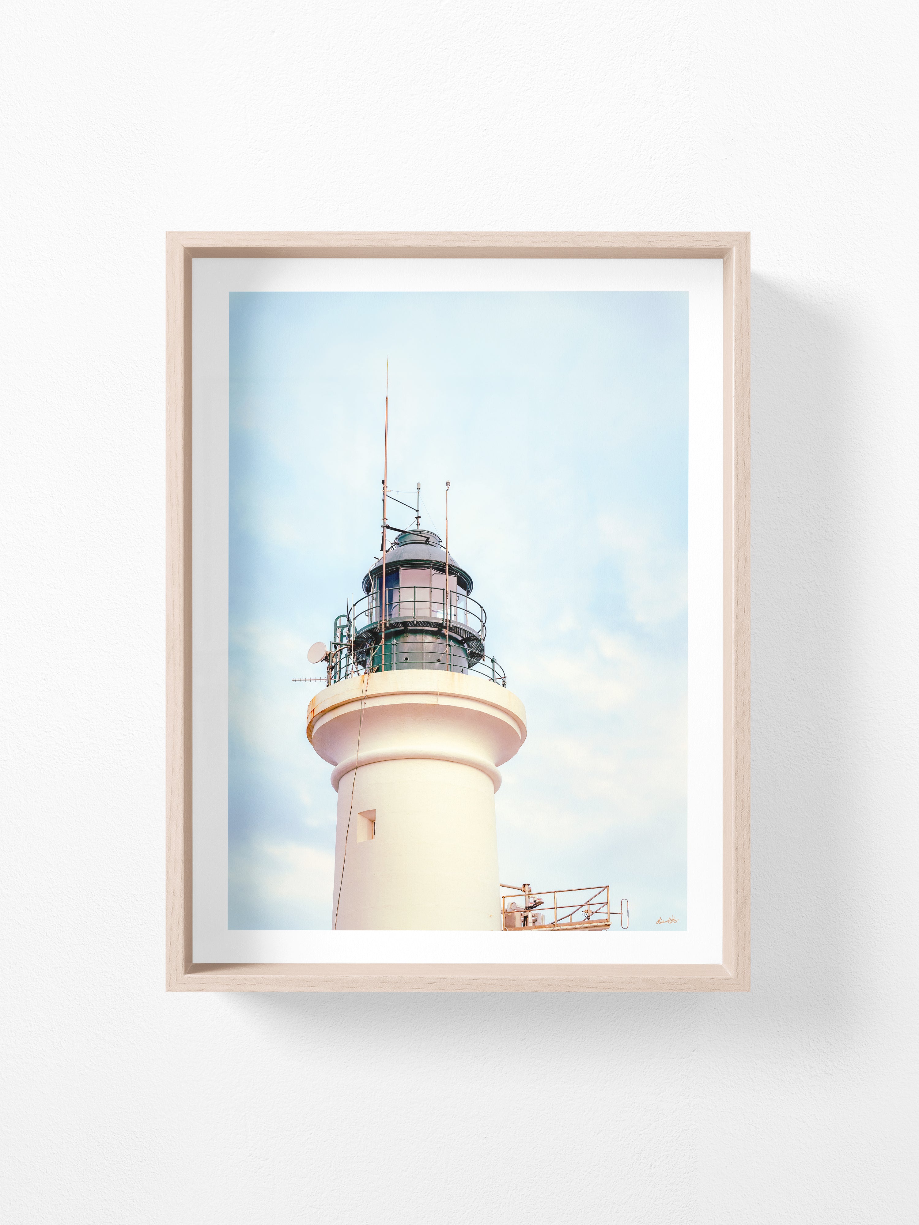 Point Lonsdale Lighthouse Beacon in Winter Sunset Light