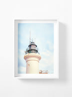 Point Lonsdale Lighthouse Beacon in Winter Sunset Light