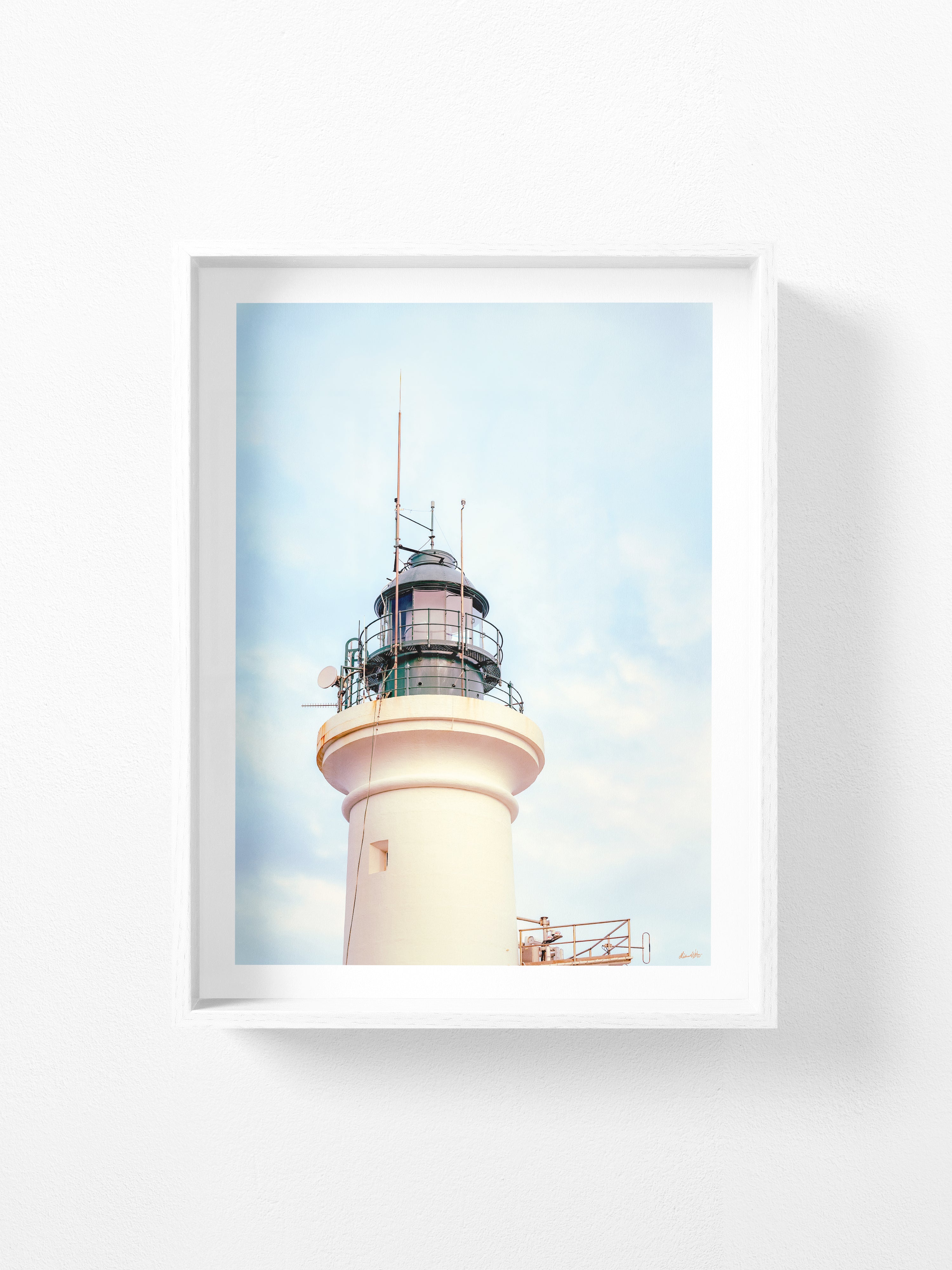 Point Lonsdale Lighthouse Beacon in Winter Sunset Light