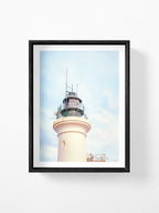 Point Lonsdale Lighthouse Beacon in Winter Sunset Light