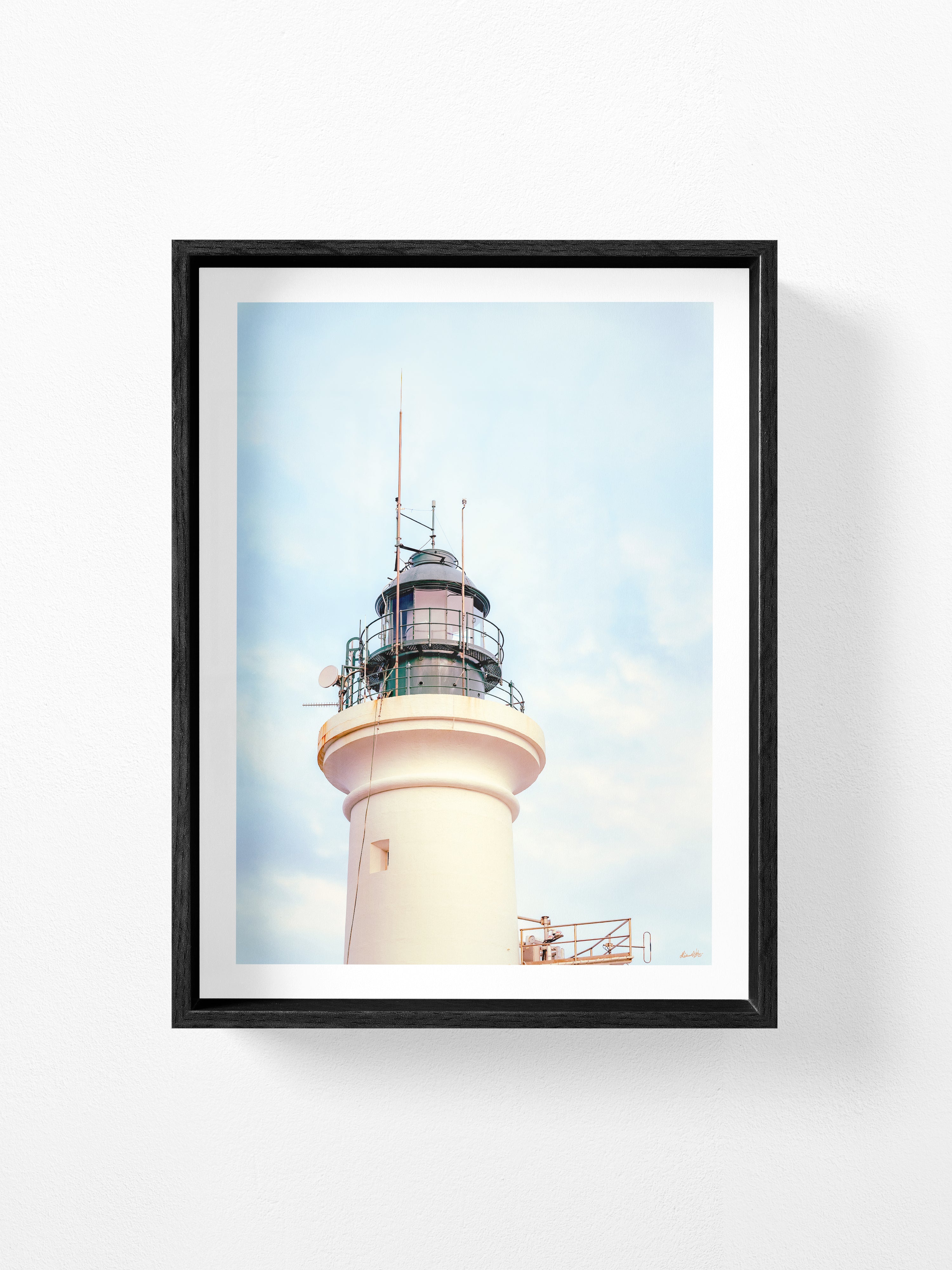 Point Lonsdale Lighthouse Beacon in Winter Sunset Light