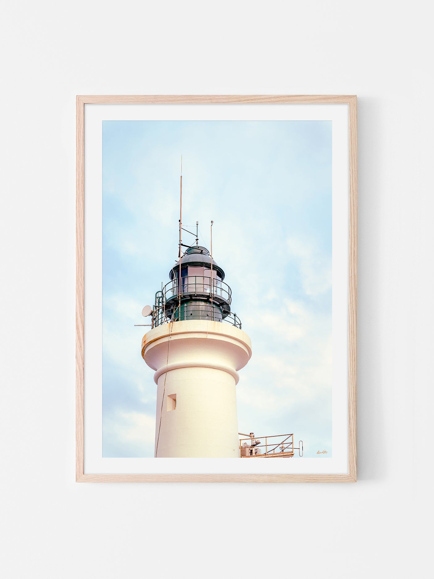 Point Lonsdale Lighthouse Beacon in Winter Sunset Light