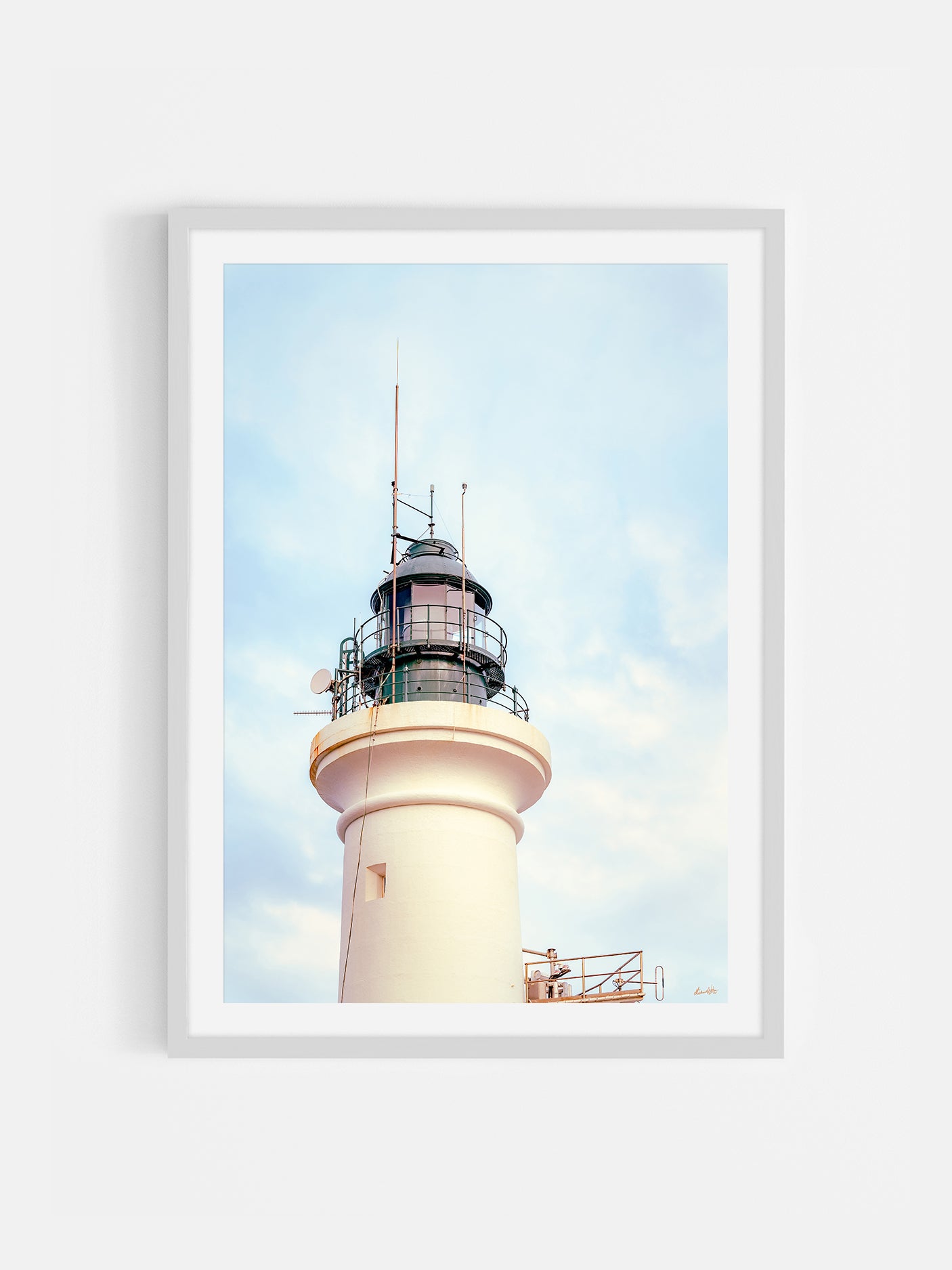 Point Lonsdale Lighthouse Beacon in Winter Sunset Light