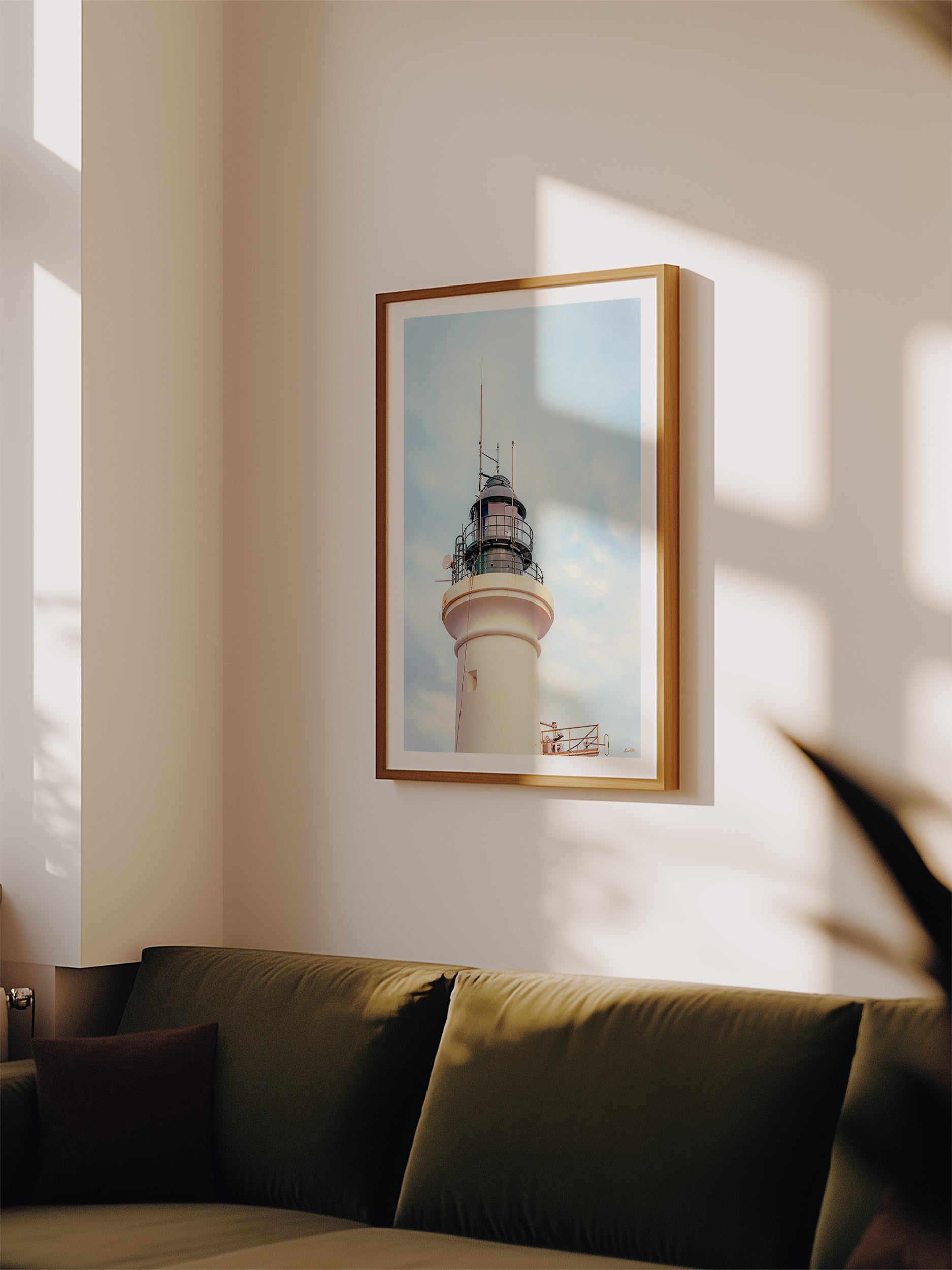 Point Lonsdale Lighthouse Beacon in Winter Sunset Light