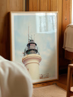 Point Lonsdale Lighthouse Beacon in Winter Sunset Light