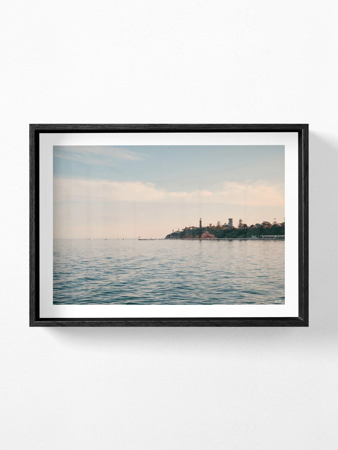 Queenscliff Black Lighthouse View