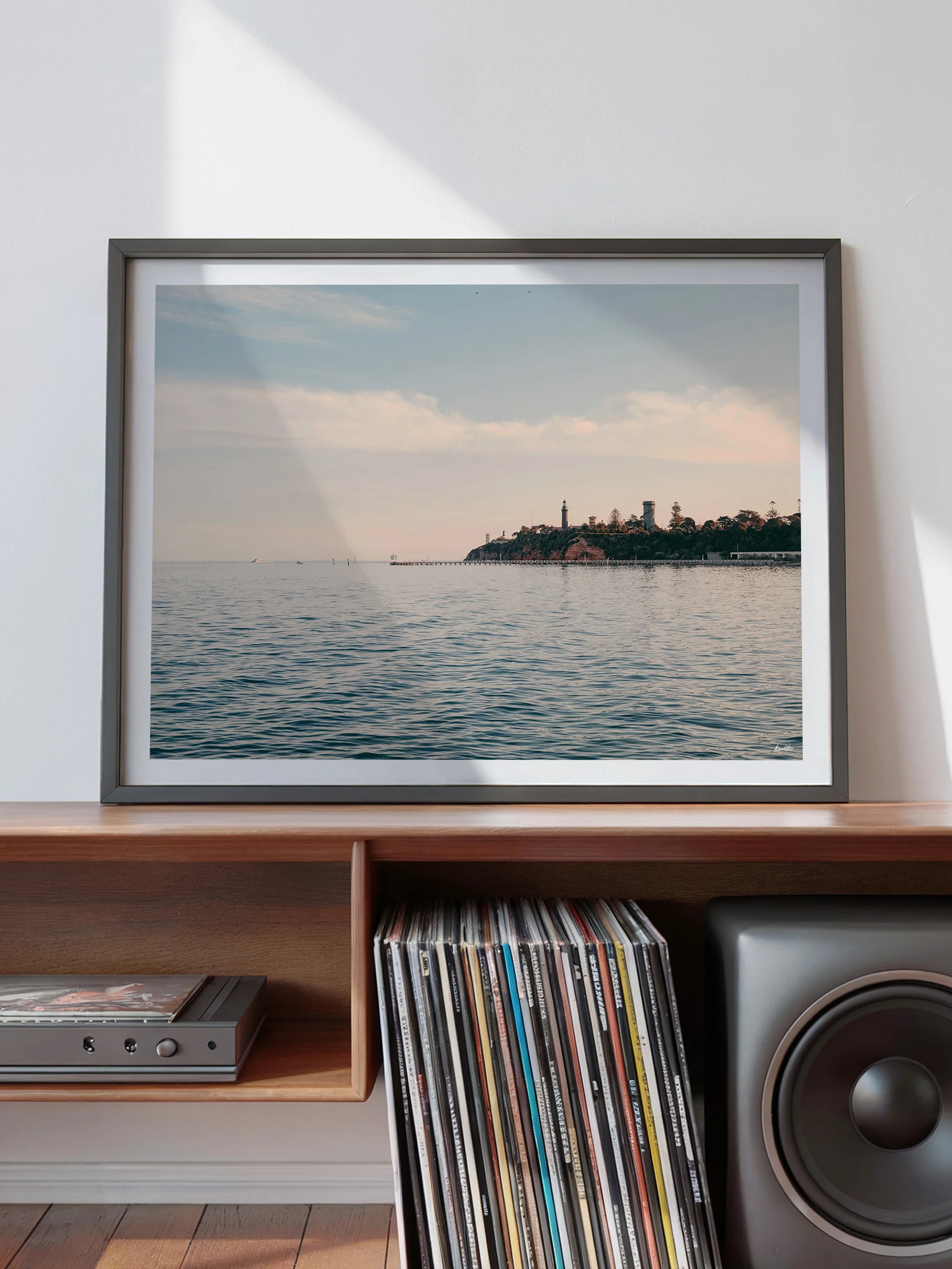 Queenscliff Black Lighthouse View