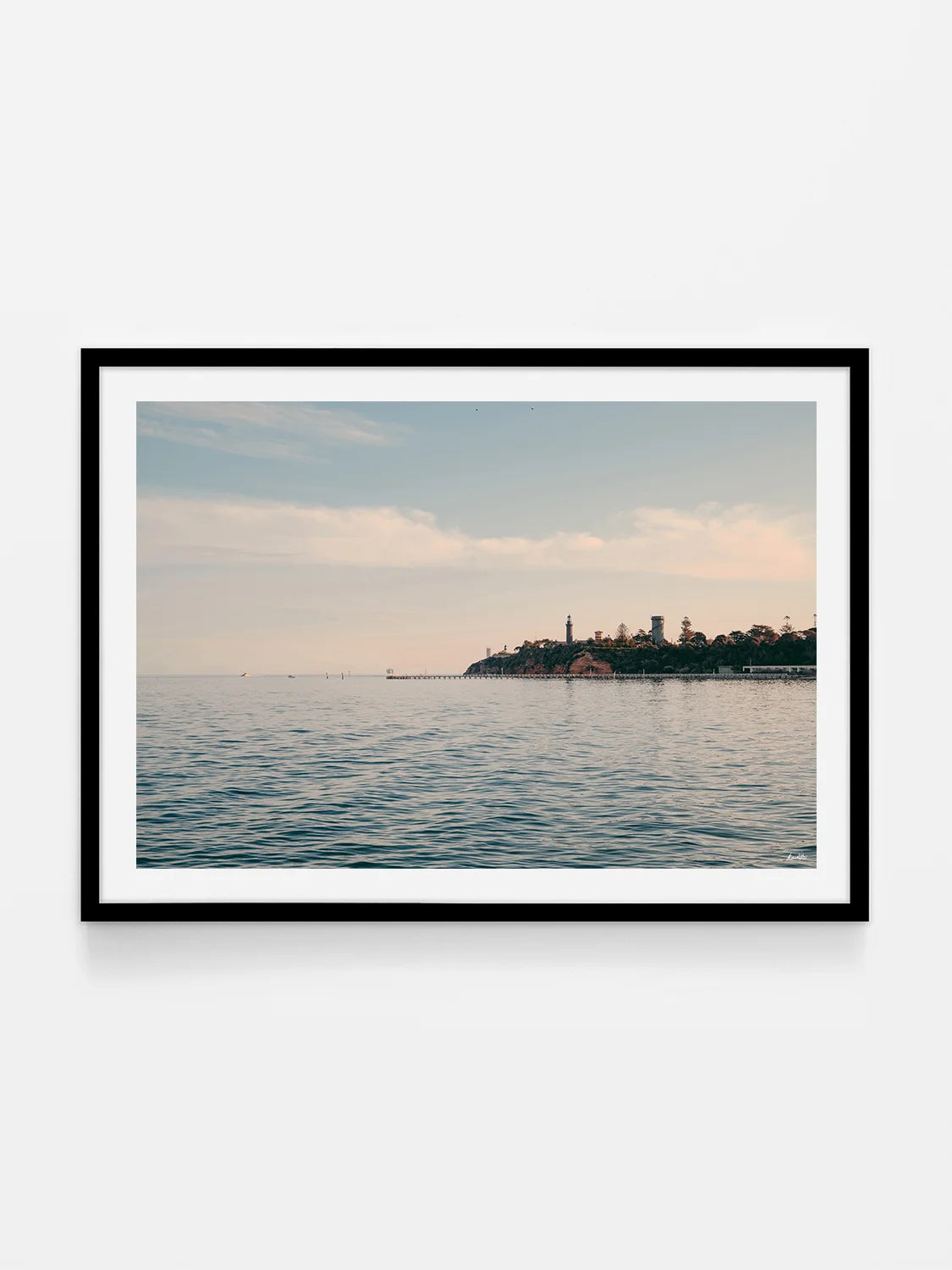 Queenscliff Black Lighthouse View