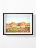 Sunrise over Karlu Karlu Devils Marbles
