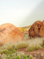 Sunrise over Karlu Karlu Devils Marbles