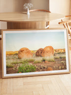 Sunrise over Karlu Karlu Devils Marbles