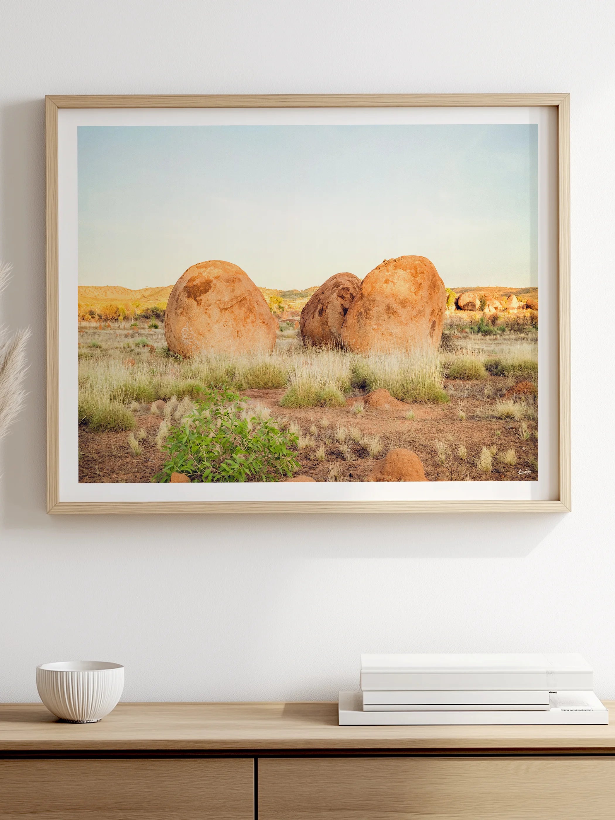 Sunrise over Karlu Karlu Devils Marbles