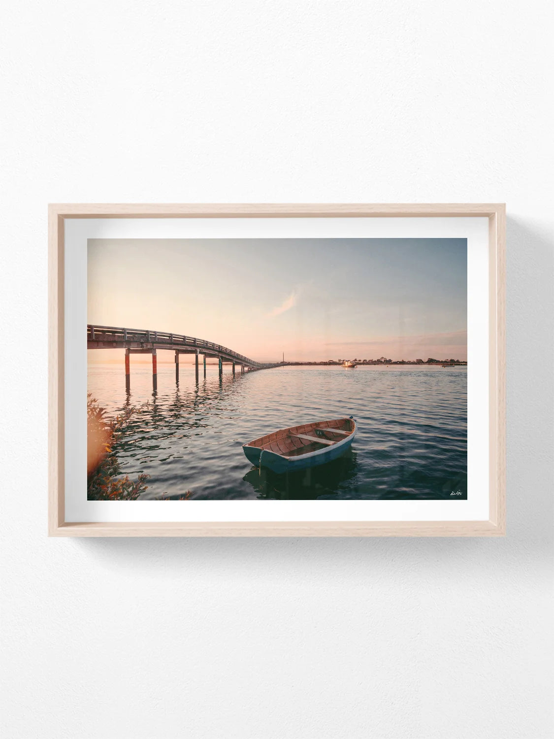 Swan Island Bridge Queenscliff at Sunset