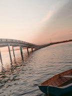Swan Island Bridge Queenscliff at Sunset