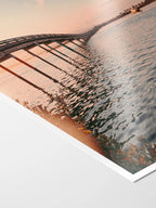 Swan Island Bridge Queenscliff at Sunset