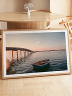Swan Island Bridge Queenscliff at Sunset