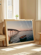 Swan Island Bridge Queenscliff at Sunset