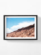 Thirteenth Beach Cliffs, Rocks and Clouds Landscape