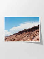 Thirteenth Beach Cliffs, Rocks and Clouds Landscape