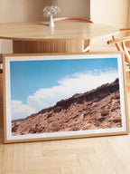 Thirteenth Beach Cliffs, Rocks and Clouds Landscape