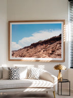 Thirteenth Beach Cliffs, Rocks and Clouds Landscape