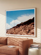 Thirteenth Beach Cliffs, Rocks and Clouds Landscape