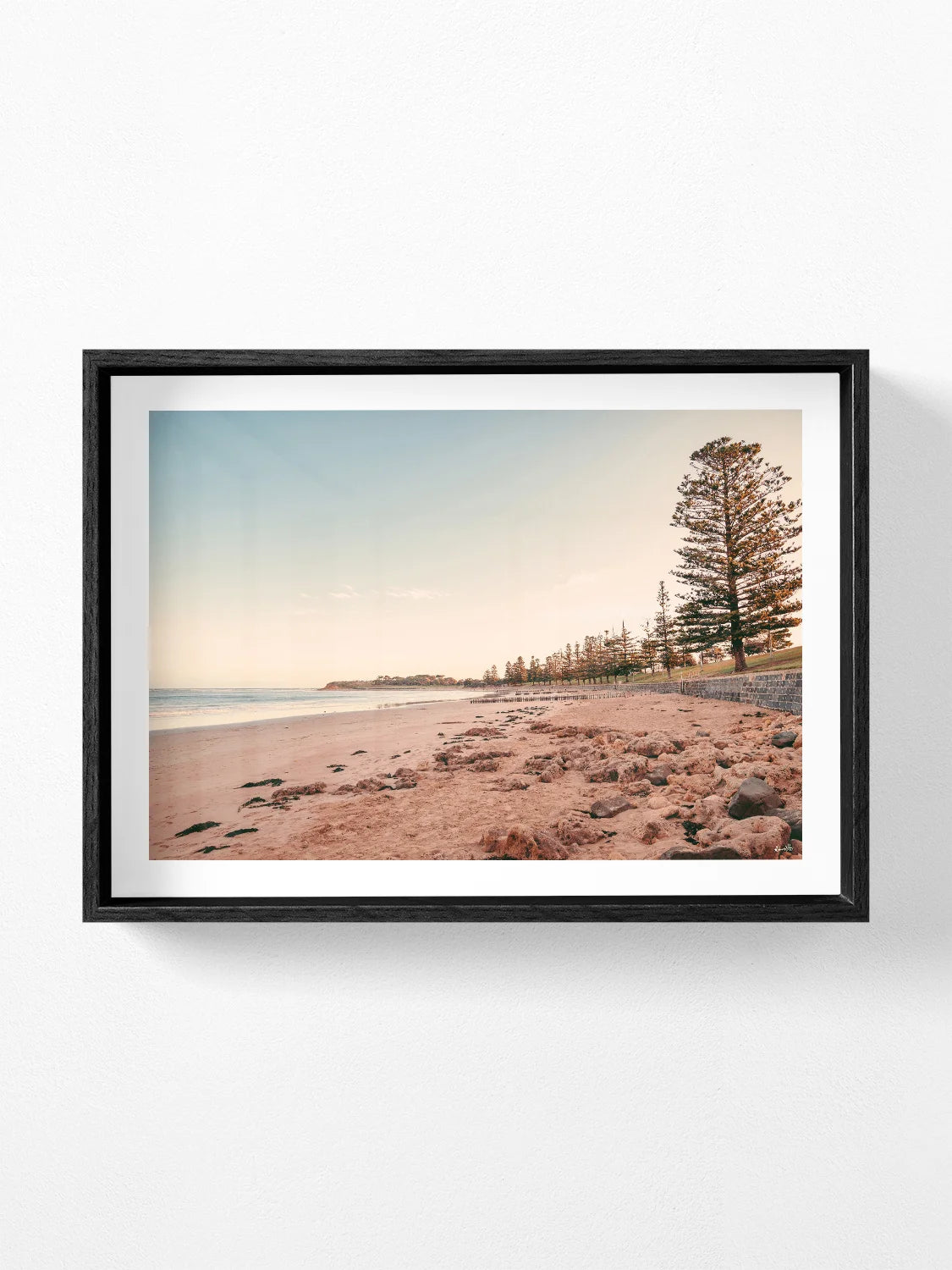 Torquay Front Beach and Esplanade at Sunset