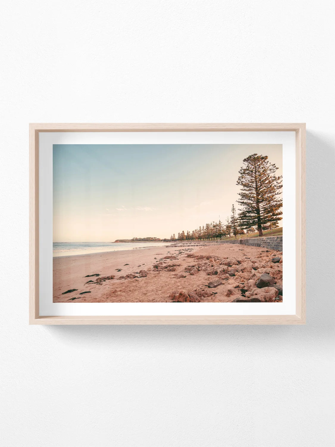 Torquay Front Beach and Esplanade at Sunset