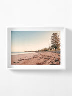 Torquay Front Beach and Esplanade at Sunset