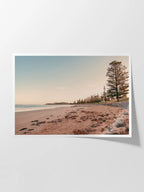 Torquay Front Beach and Esplanade at Sunset