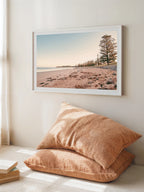 Torquay Front Beach and Esplanade at Sunset