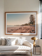 Torquay Front Beach and Esplanade at Sunset