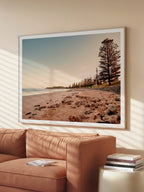Torquay Front Beach and Esplanade at Sunset