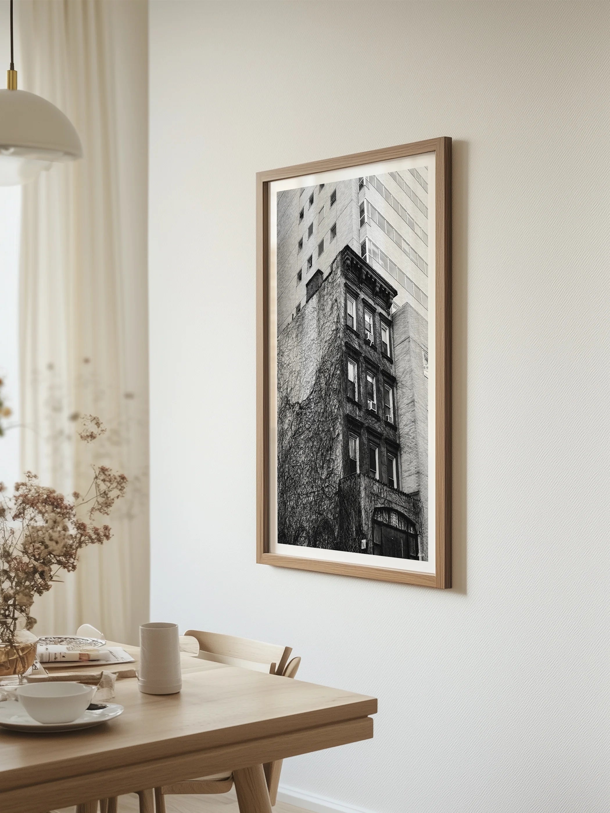 Uptown New York Building in Vines