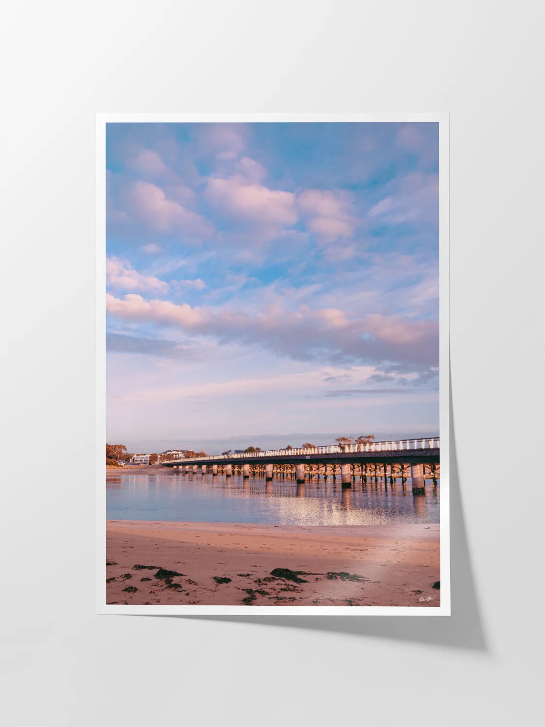 Winter Sunrise at Barwon Heads Bridge Portrait