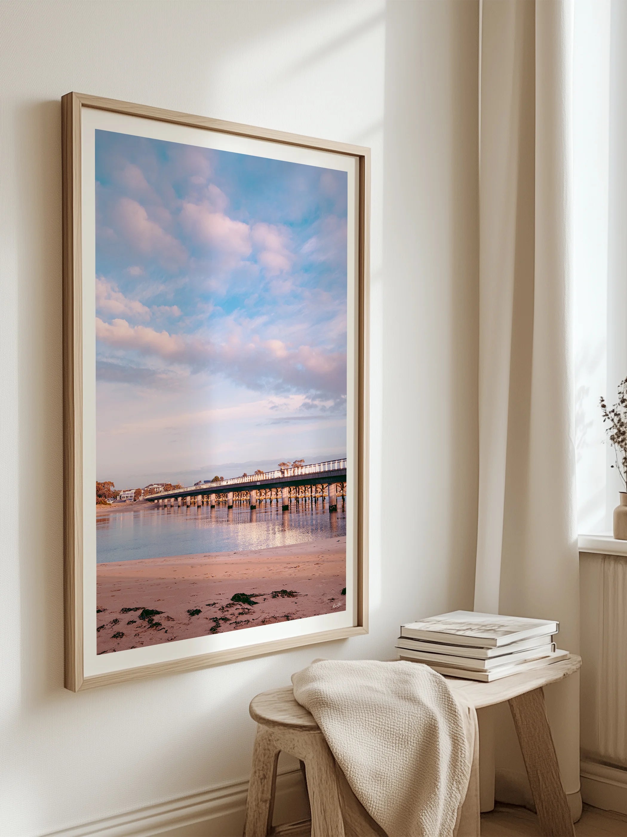 Winter Sunrise at Barwon Heads Bridge Portrait