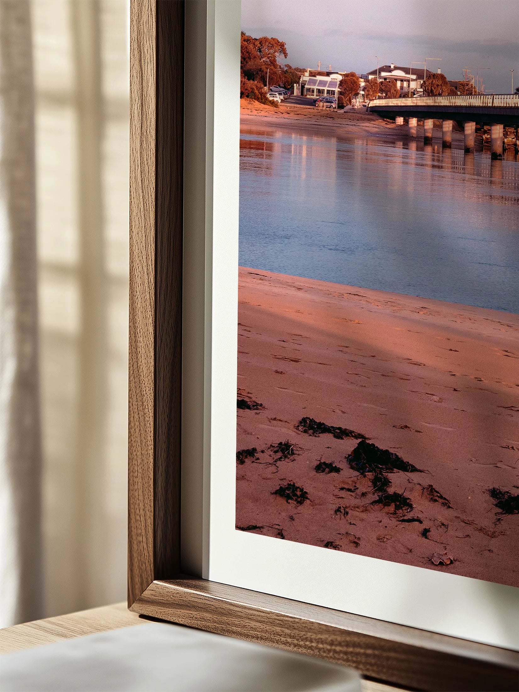 Winter Sunrise at Barwon Heads Bridge Portrait