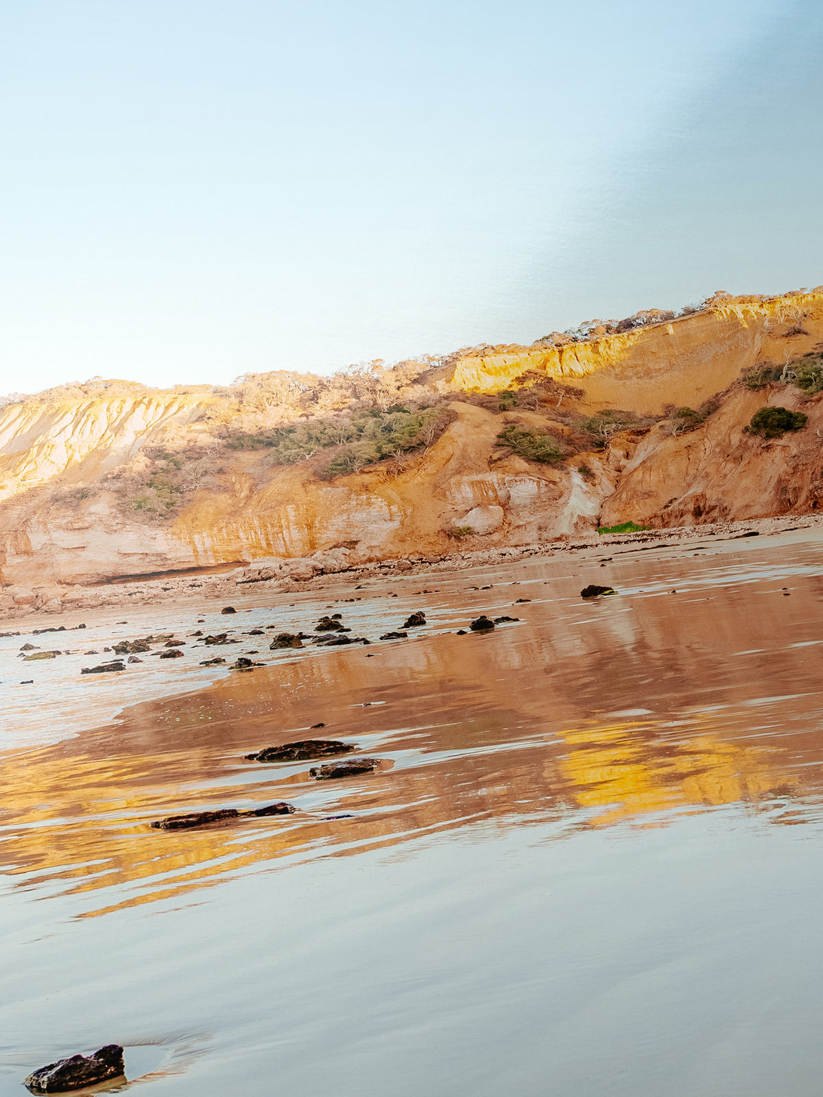 Close-up detail of the Jarrah Cove Point Addis Sunset giclée print on archival Smooth Pearl photo paper