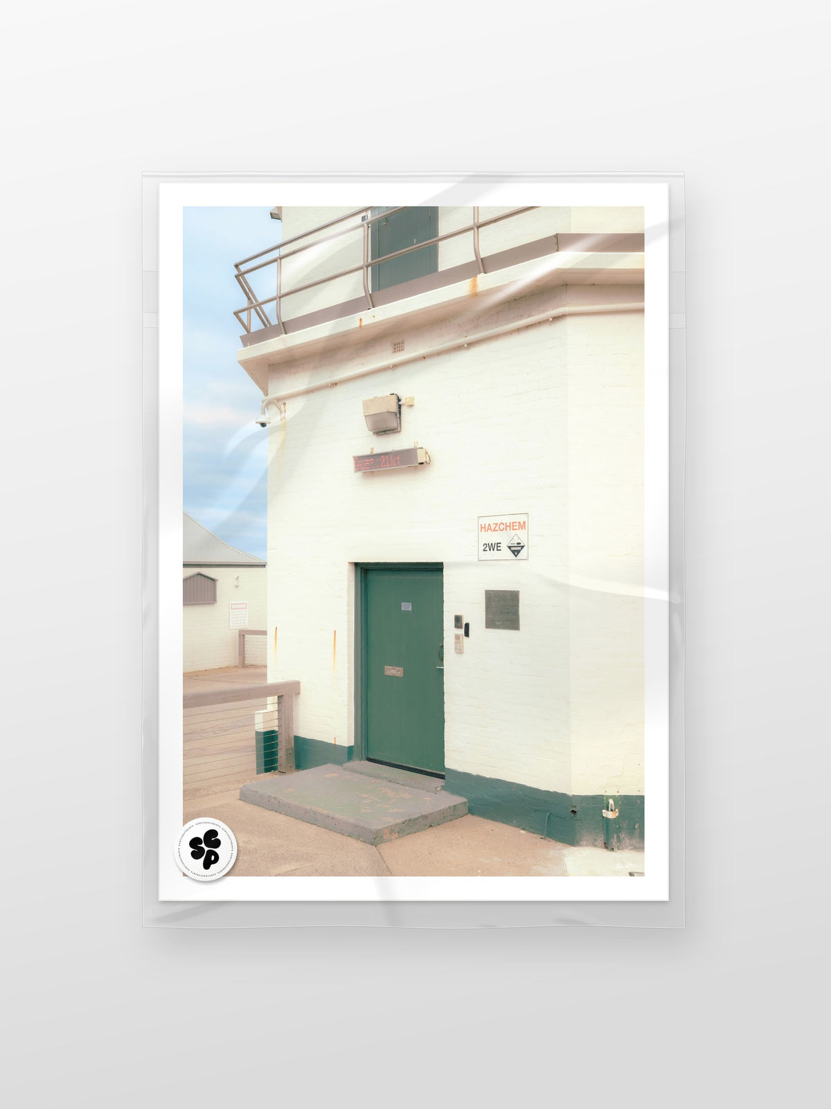 Point Lonsdale Lighthouse Door print in a protective sleeve