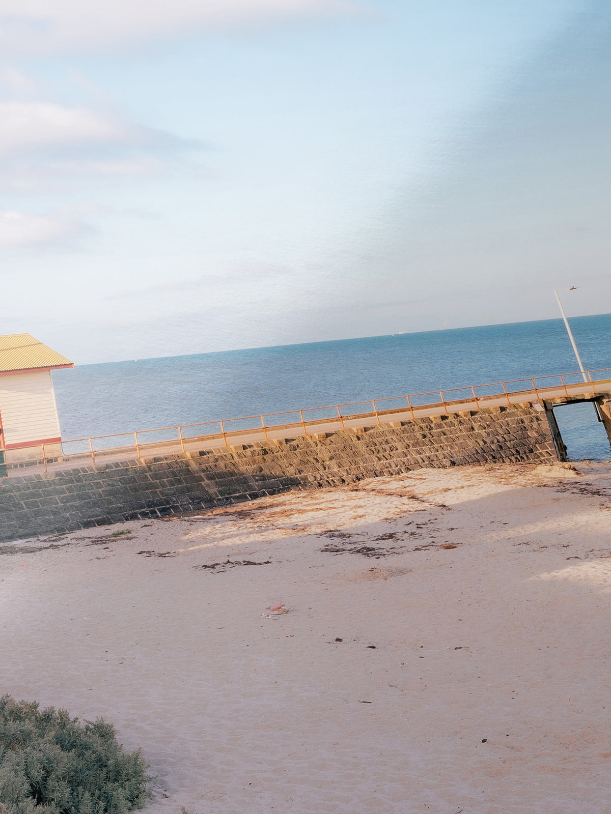 Close-up detail of the St Leonards Pier at Sunset giclée print on archival Smooth Pearl photo paper
