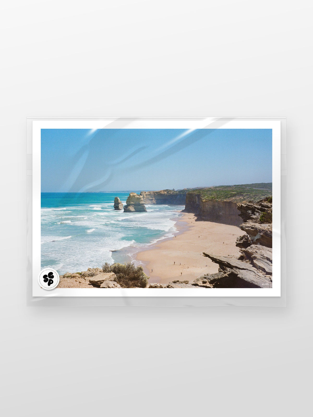 Twelve Apostles Great Ocean Road Landscape print in a protective sleeve