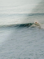 Close-up detail of the Winkipop Surfer at Sunset giclée print on archival Smooth Pearl photo paper