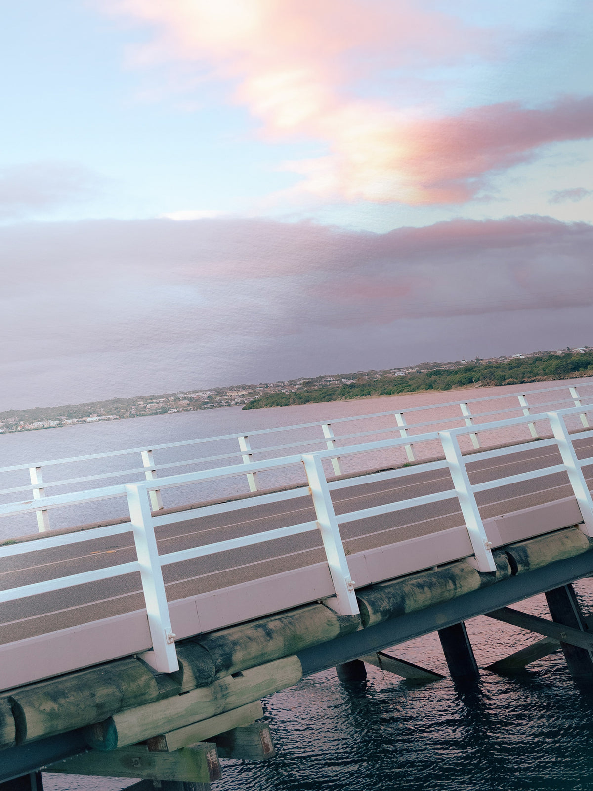 Close-up detail of the Winter Solstice at Barwon Heads Bridge giclée print on archival Smooth Pearl photo paper